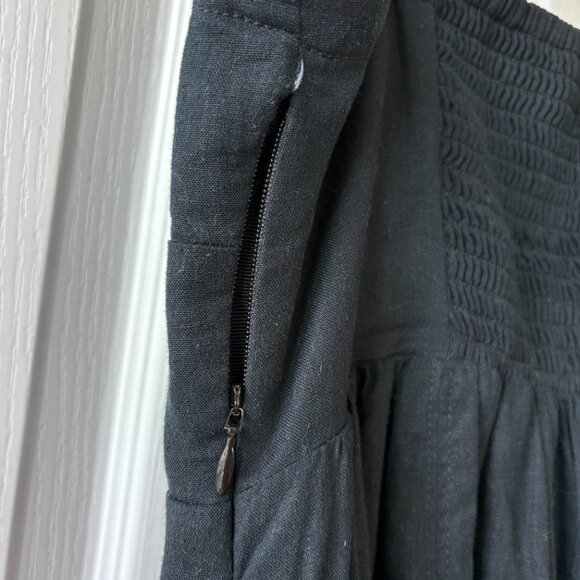 Maeve by Anthropologie BLACK Seamed Contrast Midi - Size 4 - Picture 7 of 12